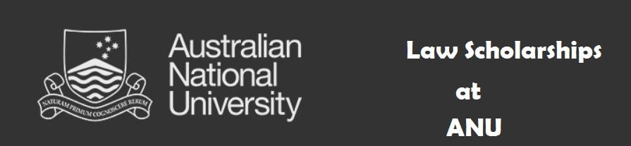 International Law Scholarships at ANU