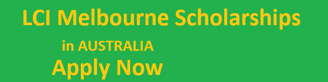 LCI Melbourne Scholarships 