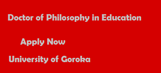 Doctor of Philosophy at University of Goroka