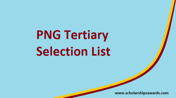 PNG Tertiary Selection List 