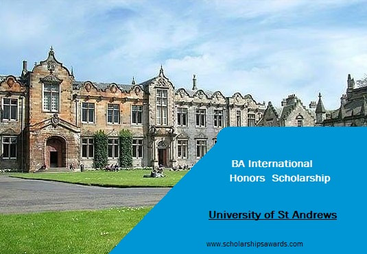 St Andrews BA International Honours Scholarship - Scholarship For Excellence